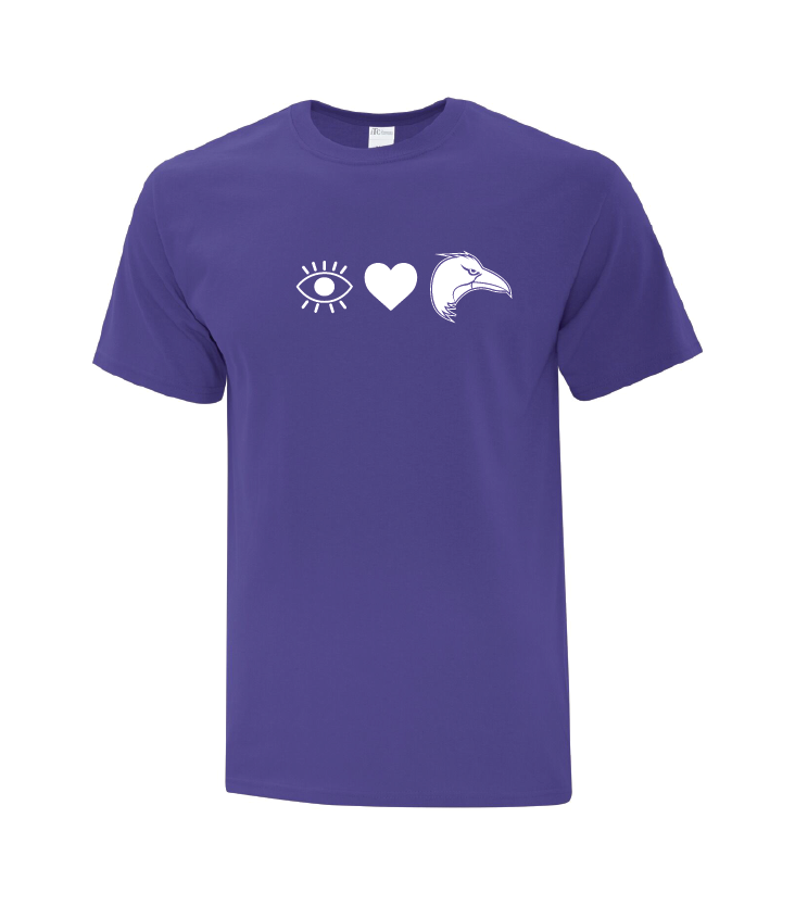 EASTSIDE EYE HEART T-SHIRT LADIES & UNISEX