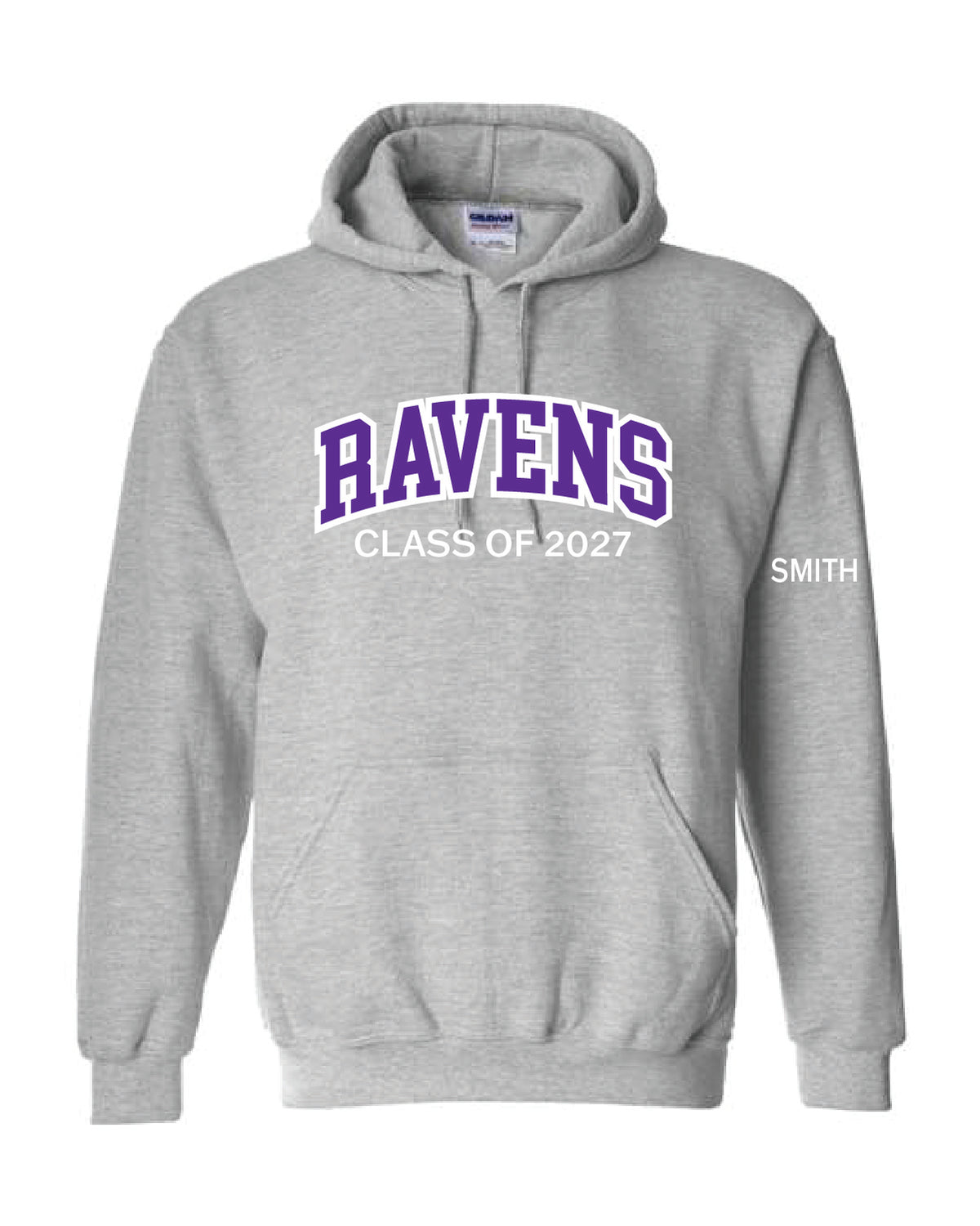 EASTSIDE RAVENS CLASS OF 2027 TWILL Hoodie PERSONALIZED