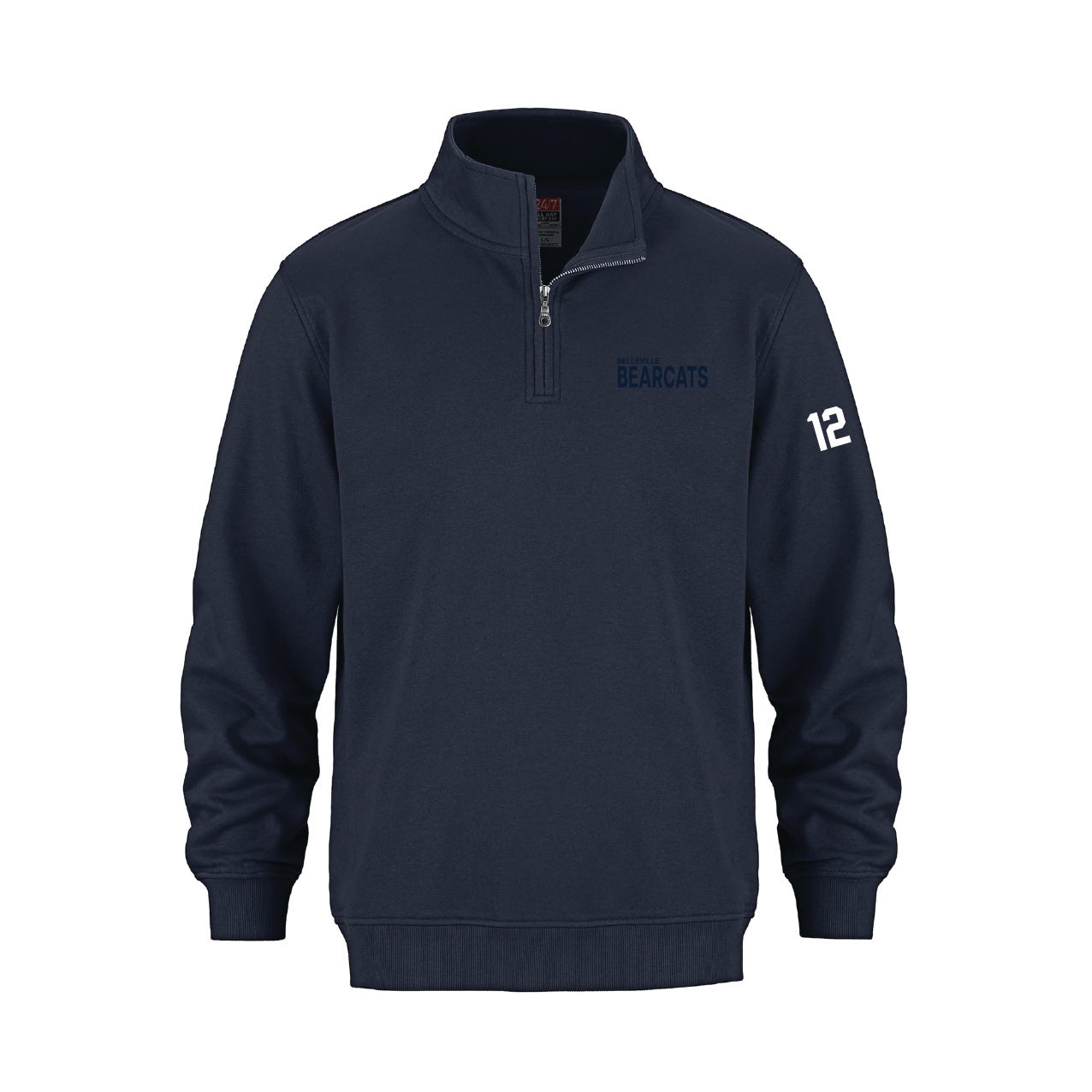BEARCATS COTTON/POLY 1/4 ZIP - PERSONALIZED