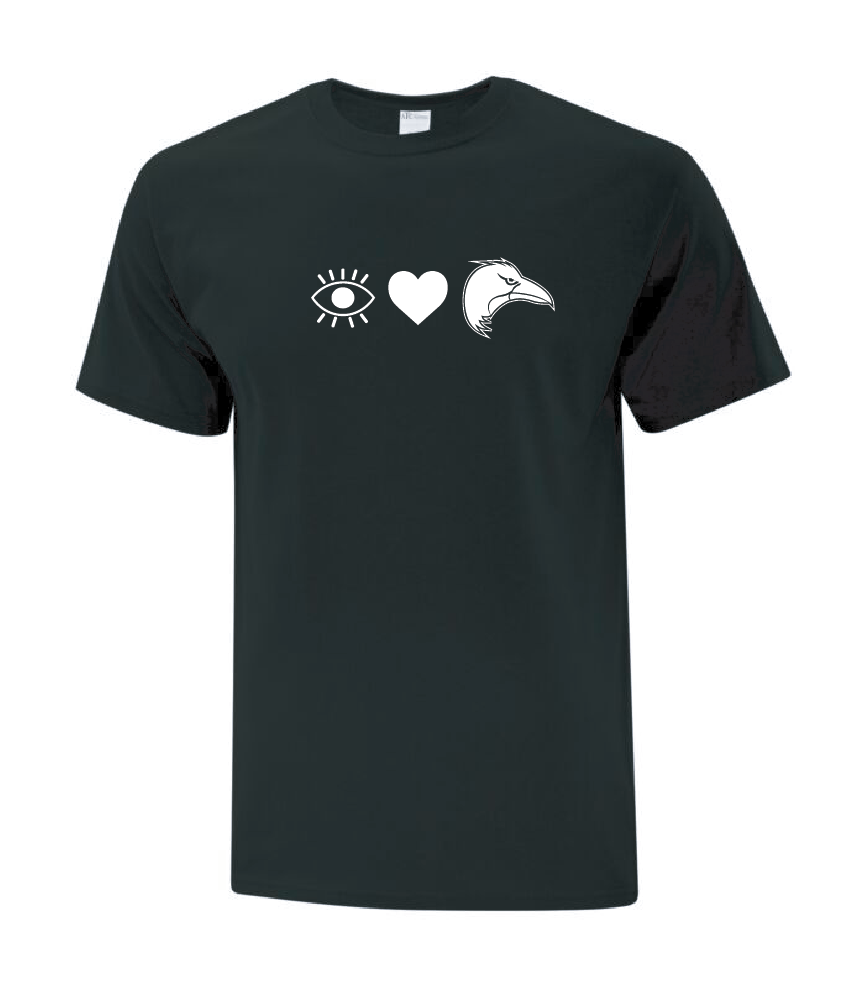 EASTSIDE EYE HEART T-SHIRT LADIES & UNISEX