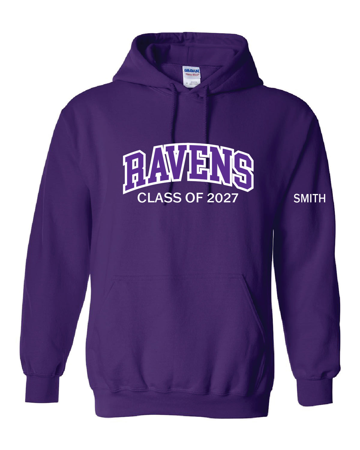 EASTSIDE RAVENS CLASS OF 2027 TWILL Hoodie PERSONALIZED