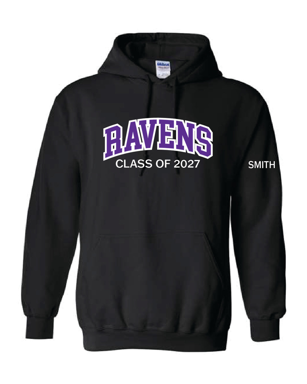 EASTSIDE RAVENS CLASS OF 2027 TWILL Hoodie PERSONALIZED