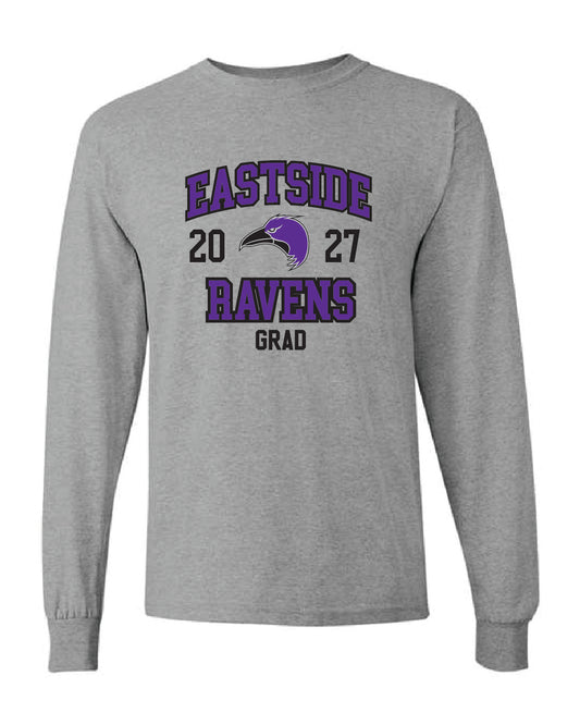 EASTSIDE RAVENS CLASS OF 2027 LONG SLEEVE T-SHIRT UNISEX