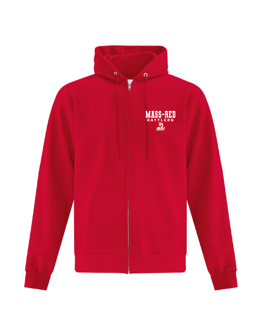 Mass-Red Public School Full Zip Hoodie